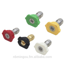 (5 Pacote de Pcs) 1/4 &quot;de Aço Inoxidável 4000 PSI Quick Connect Bico de Ponta de Pulverização de Alta Pressão